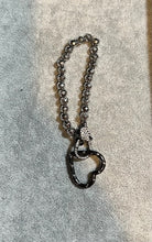 Load image into Gallery viewer, BRACELET: BEAD SILVER W HEART CHARM
