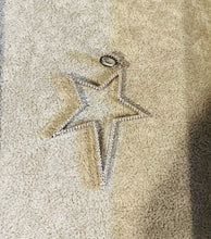 Load image into Gallery viewer, CHARM: RHINESTONE PAVE STAR (SILVER/GOLD)
