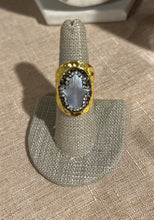 Load image into Gallery viewer, RING: PAVE HAMSA EYE
