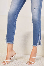 Load image into Gallery viewer, SALE DENIM: HIGH RISE SKINNY FRAYED DETAIL ANKLE
