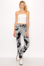 Load image into Gallery viewer, SALE JOGGER: TIE DYE BRUSHED BLACK/GREY)
