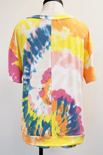 Load image into Gallery viewer, SALE TOP: SPIRAL TIE DYE TOP
