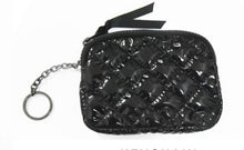 Load image into Gallery viewer, PUFFER: COIN PURSE/KEY CHAIN (BLACK)
