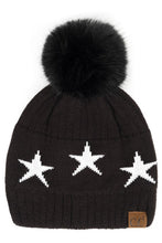 Load image into Gallery viewer, HAT: STAR BLACK AND WHITE
