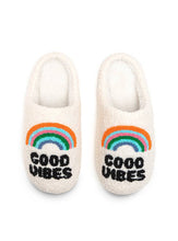 Load image into Gallery viewer, SLIPPERS: GOOD VIBES
