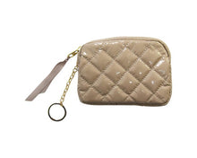 Load image into Gallery viewer, PUFFER: COIN PURSE/KEY CHAIN (ALMOND)
