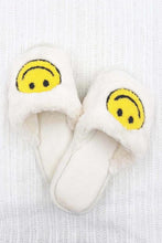 Load image into Gallery viewer, SALE SMILE SLIPPERS: OPEN TOE (WHITE)
