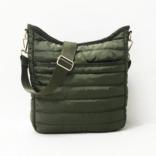 Load image into Gallery viewer, PUFFER MESSENGER: ARMY GREEN
