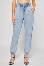 Load image into Gallery viewer, SALE DENIM: HIGH RISE JOGGERS
