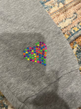 Load image into Gallery viewer, KIDS: NEON PEACE GRAY SWEATPANTS (SIZE 2T)
