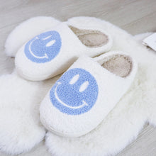 Load image into Gallery viewer, SLIPPERS: BLUE SMILE
