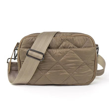 Load image into Gallery viewer, PUFFER CROSSBODY LARGE: STONE

