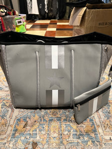 SALE BAG: NEOPRENE IMPERFECT TOTE (CEMENT STAR)