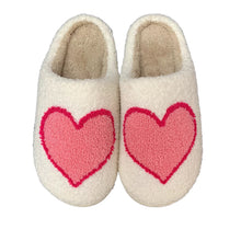 Load image into Gallery viewer, SLIPPERS: PINK HEART

