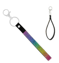 Load image into Gallery viewer, SPARKLE WRISTBAND KEYCHAIN: RAINBOW
