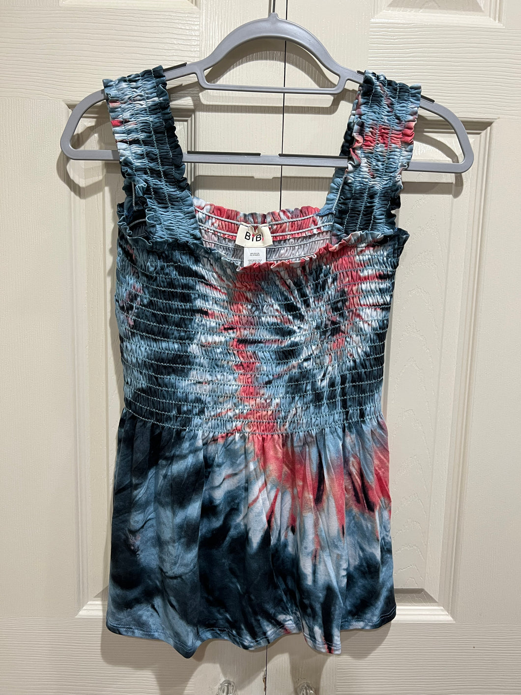 TOP: TIE DYE JERSEY KNIT TUBE TOP