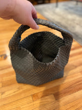 Load image into Gallery viewer, WOVEN NEOPRENE BUCKET BAG: WHITE
