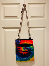 Load image into Gallery viewer, MESSENGER BAG: TIE DYE RAINBOW
