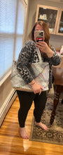 Load image into Gallery viewer, WOVEN NEOPRENE TOTE: SILVER RAINBOW SHINE
