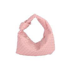 Load image into Gallery viewer, DUMPLING WOVEN BAG: LIGHT PINK

