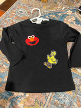 Load image into Gallery viewer, KIDS: BLACK LONG SLEEVE SESAME PATCHES (SIZE 18M)
