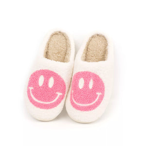 SLIPPERS: SMILE PINK WHITE