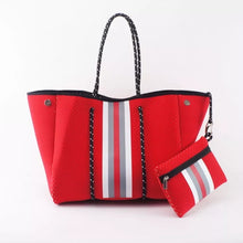 Load image into Gallery viewer, NEOPRENE TOTE: &quot;MORGAN&quot;

