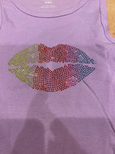 Load image into Gallery viewer, KIDS: PURPLE LIPS T SHIRT (SIZE 4)
