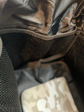 Load image into Gallery viewer, NEOPRENE TRAVEL BAG: CAMO WHITE GOLD

