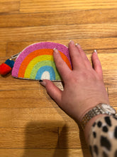 Load image into Gallery viewer, BEADED COIN PURSE: RAINBOW
