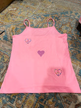 Load image into Gallery viewer, KIDS: PINK TANK W STONES (10/12)
