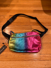 Load image into Gallery viewer, GENUINE LEATHER FANNIE/HIPBAG: OMBRÉ RAINBOW
