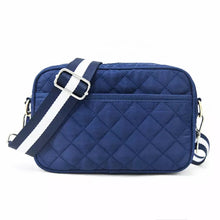 Load image into Gallery viewer, PUFFER CROSSBODY QUILTED: NAVY
