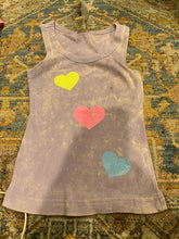 Load image into Gallery viewer, KIDS: PURPLE GLITTER HEARTS (SIZE 3)
