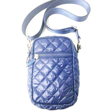 Load image into Gallery viewer, PUFFER PHONE BAG: NAVY
