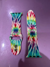 Load image into Gallery viewer, WATCH STRAP:  TIE DYE COLORS (PINK #1)
