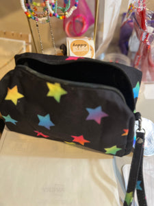 COSMETIC CASE: BLACK NEON STAR