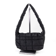 Load image into Gallery viewer, MINI PUFFER HOBO: BLACK
