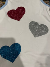 Load image into Gallery viewer, KIDS: BABY DRESS GLITTR HEARTS (SIZE 18M)
