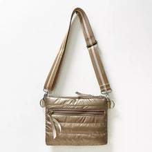 Load image into Gallery viewer, PUFFER SQUARE CROSSBODY/WRISTLET: BRONZE

