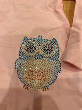 Load image into Gallery viewer, KIDS: OWL RHINESTNE TOP (SIZE 2)
