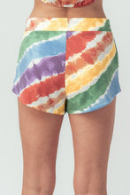 Load image into Gallery viewer, SALE SHORTS: RAINBOW W POCKETS (FITS XSMALL)
