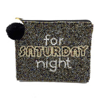 Load image into Gallery viewer, BEADED COIN PURSE: FOR SATURDAY NIGHT
